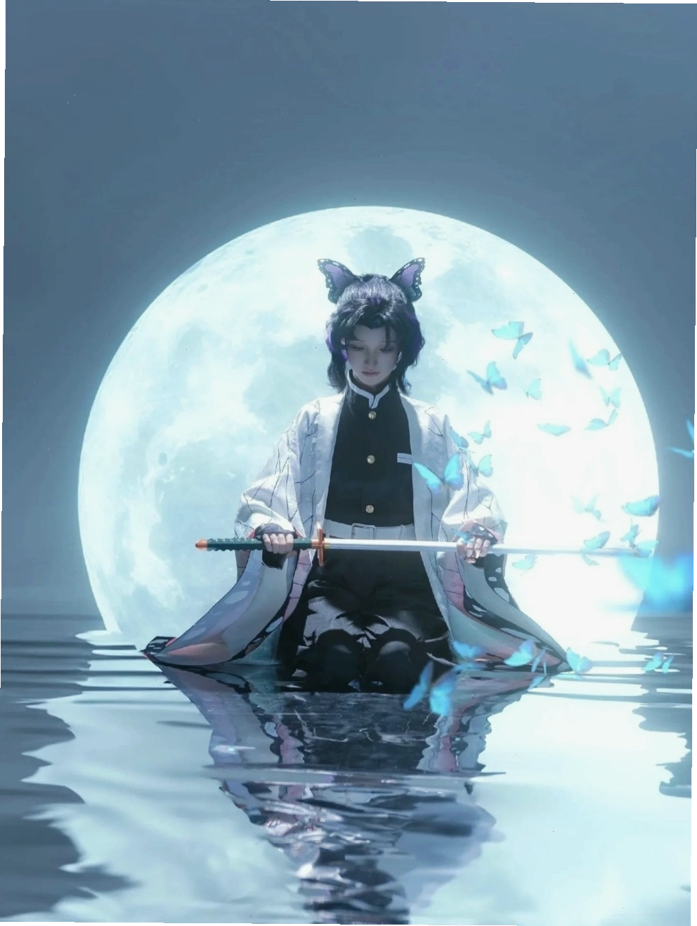 Hình ảnh Shinobu Kochou đẹp trong cosplay