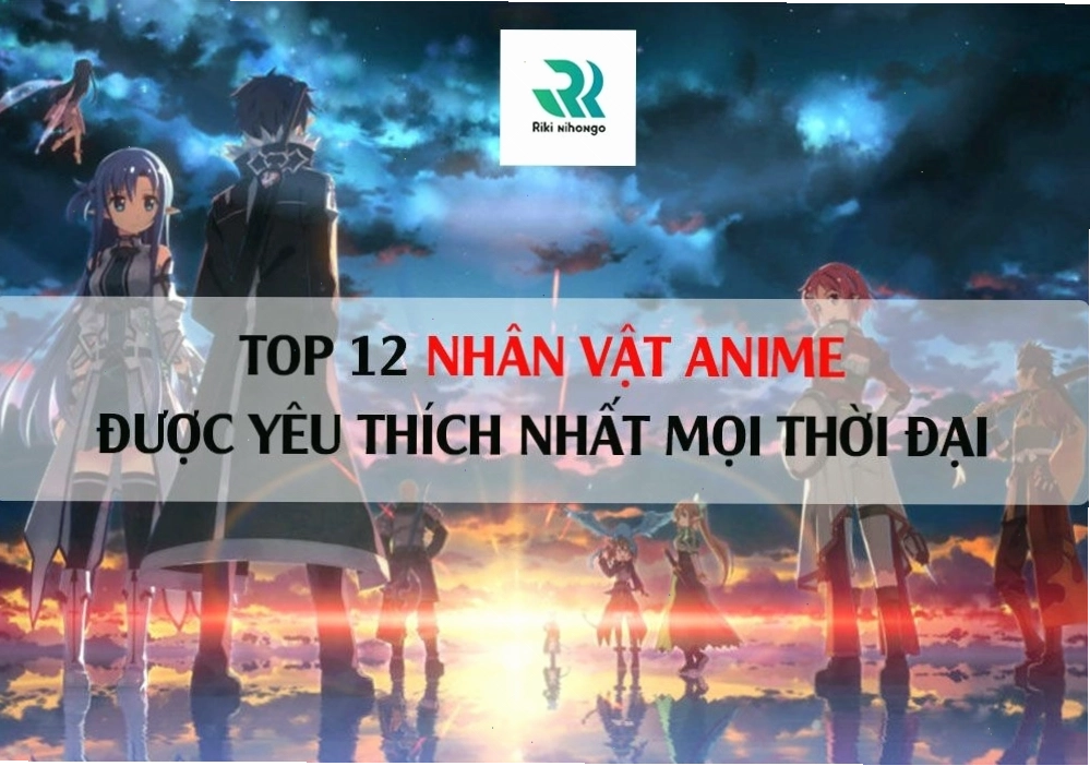 Hình ảnh tổng hợp nhiều nhân vật anime nổi tiếng