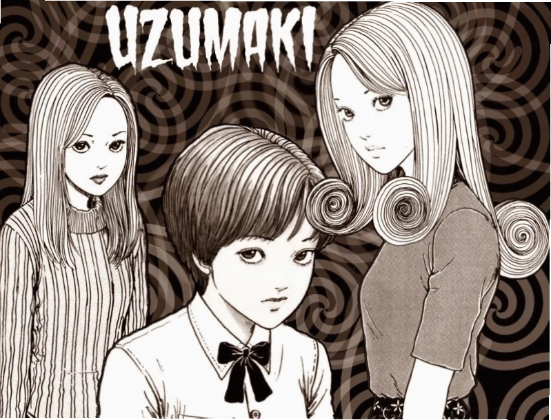 Hình ảnh Uzumaki của Junji Ito, đại diện cho thể loại kinh dị manga