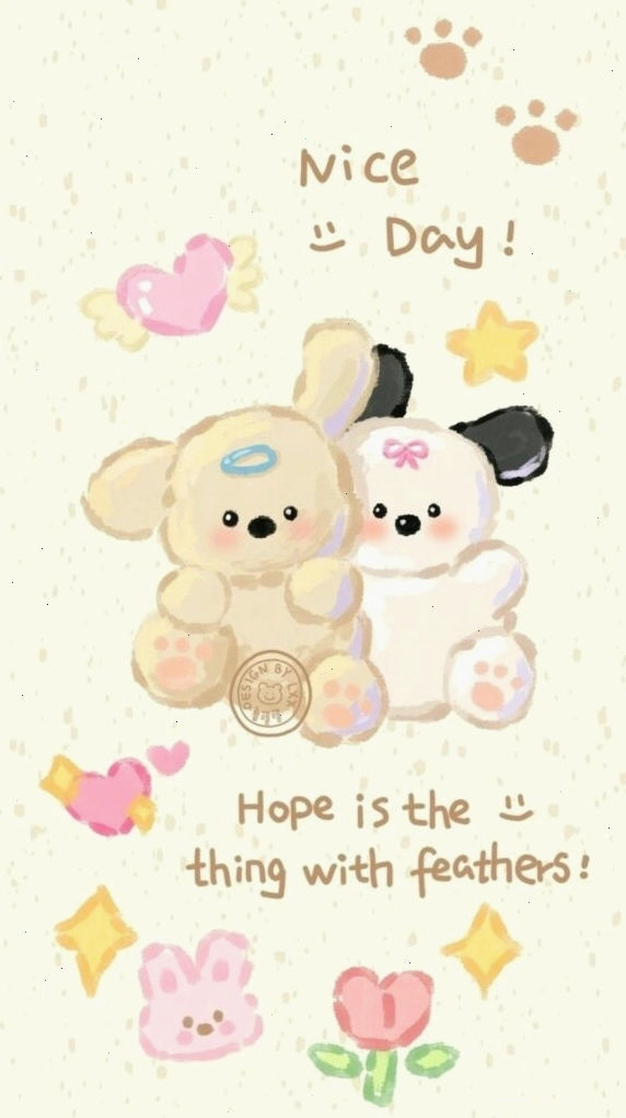 Hình nền Chibi dễ thương với chú mèo nhỏ