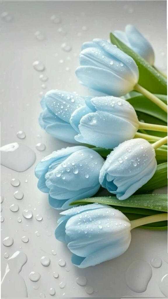 Hình nền hoa tulip trên nền tối