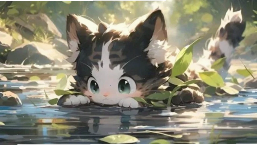 Hình nền máy tính anime cô gái trong trang phục học sinh