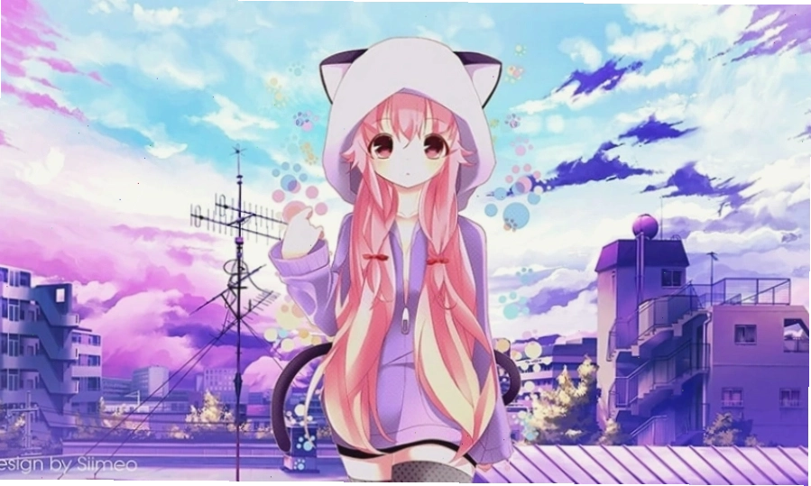 Hình nền máy tính anime phong cảnh thiên nhiên