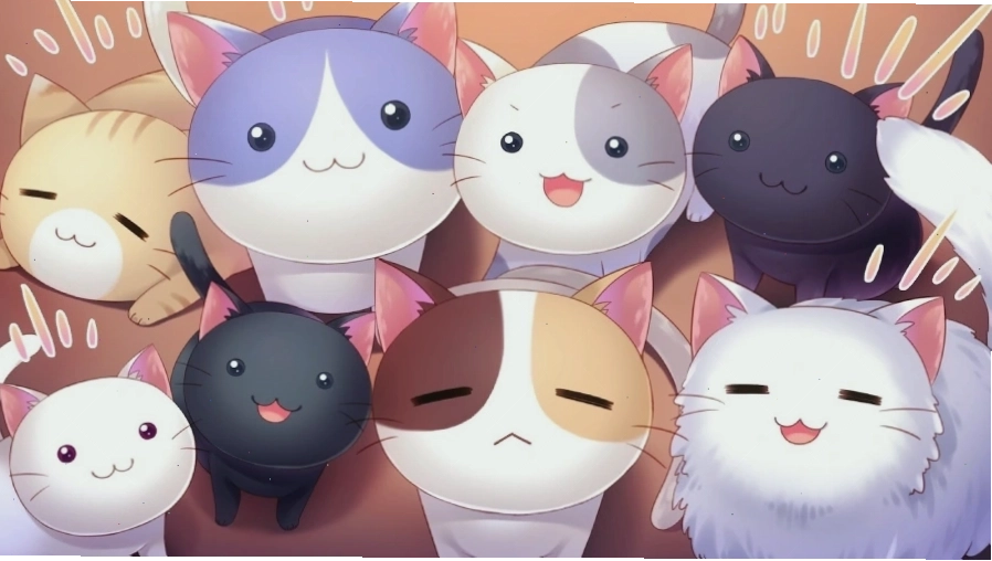 Hình nền máy tính anime phong cảnh thiên nhiên hùng vĩ