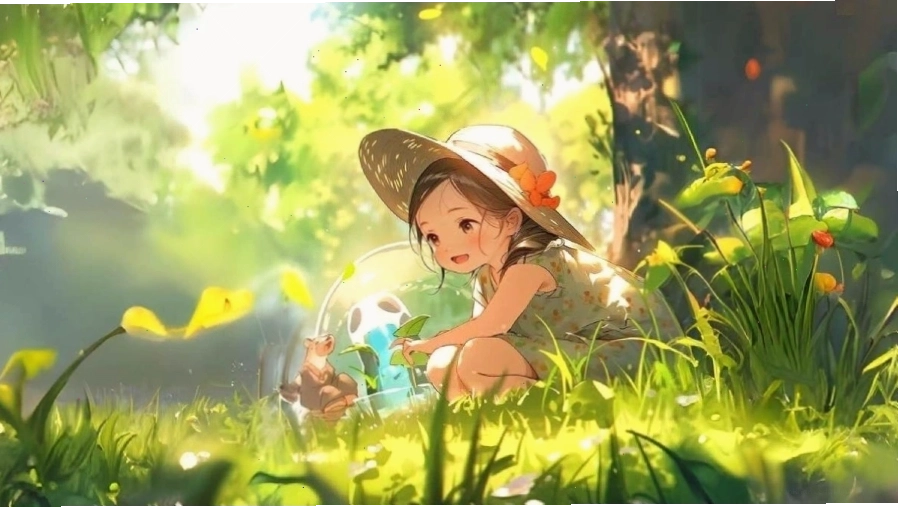 Hình nền máy tính anime Tanjiro và Nezuko