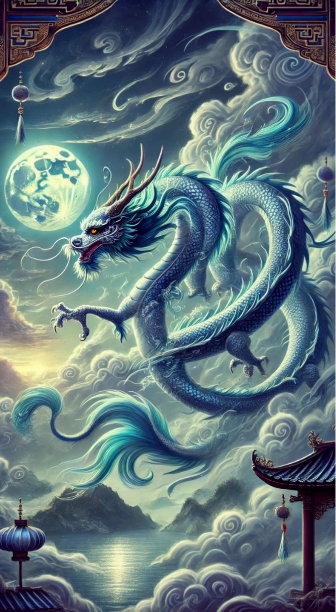 Hình nền rồng 3D hùng vĩ với đôi cánh dang rộng