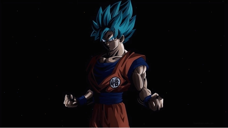 Hình nền Songoku 3D ấn tượng với hiệu ứng ánh sáng
