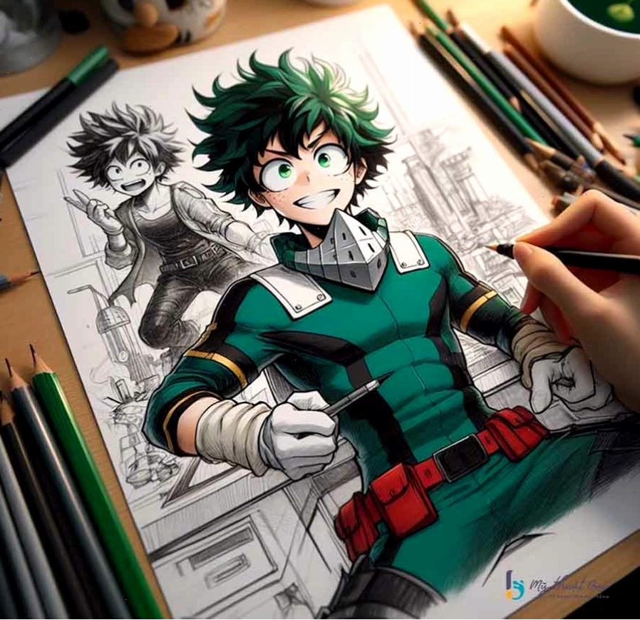 Hình vẽ anime đơn giản ngầu