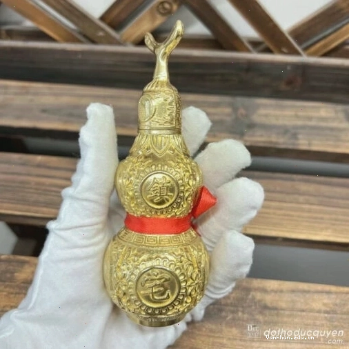 Hồ lô phong thủy bát quái bằng đồng