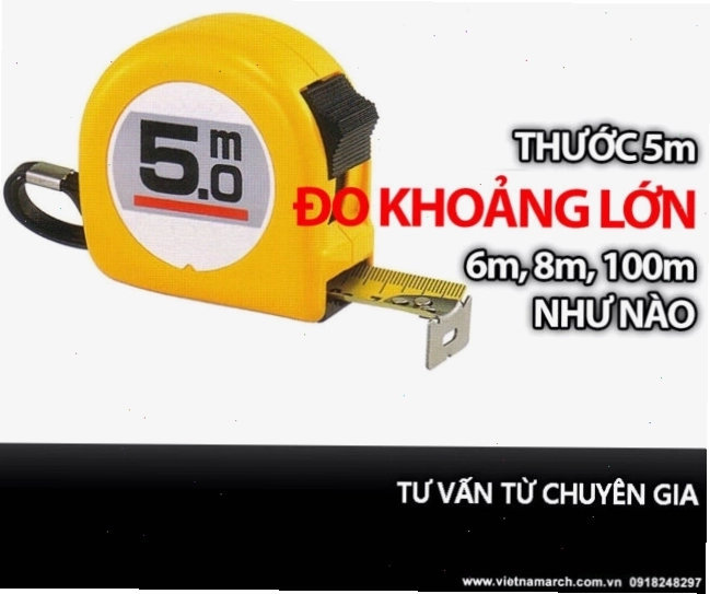 Hướng dẫn cách đo khoảng cách lớn hơn chiều dài thước Lỗ Ban đang sử dụng