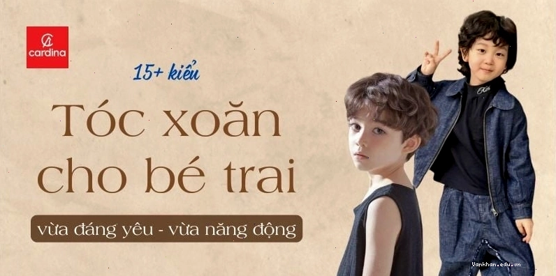 Kiểu tóc xoăn tự nhiên đánh rối cho bé trai thêm phần đáng yêu và năng động