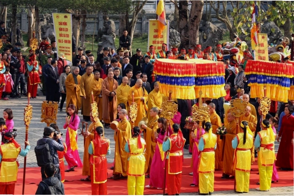 Lễ hội tại Chùa Bái Đính
