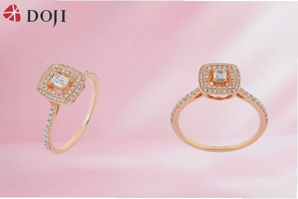 Mẫu nhẫn thanh mảnh phù hợp với bàn tay thon dài