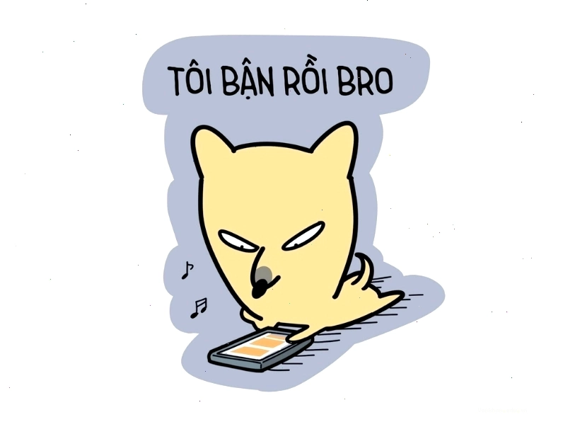 Meme "tôi bận rồi"