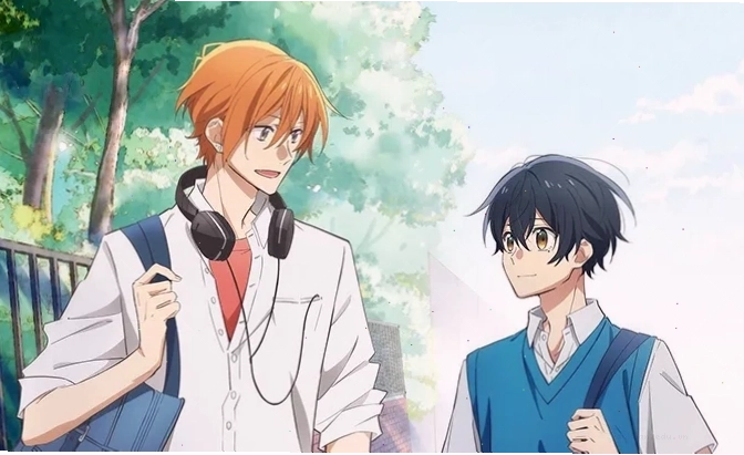 Minh họa dàn nhân vật đa dạng trong các bộ anime boylove