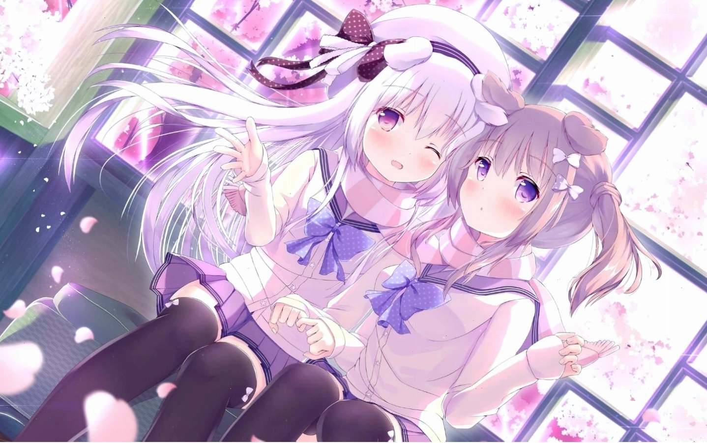 Nhân vật anime nữ đáng yêu với trang phục ấn tượng