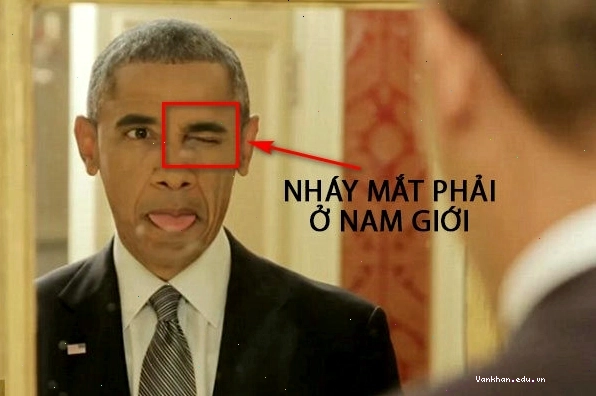 Nháy mắt phải nam giới theo giờ và điềm báo tâm linh