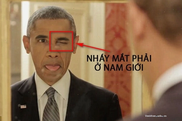 Nháy mắt phải ở nam giới theo quan niệm dân gian