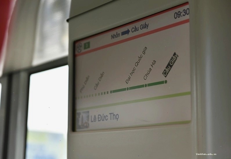 Sơ đồ tuyến metro Nhổn - ga Hà Nội