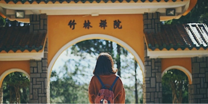 Thiền Viện Trúc Lâm Đà Lạt nhìn từ trên cao