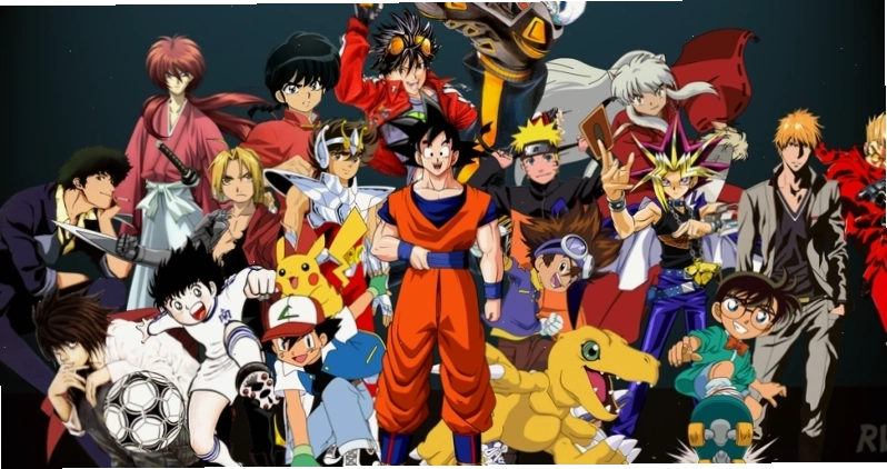 Trang bìa một cuốn manga với nét vẽ sắc sảo và nhiều màu sắc