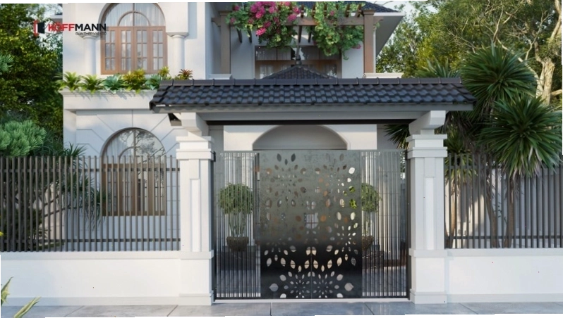 Trang trí cổng nhà và cửa chính hợp phong thủy