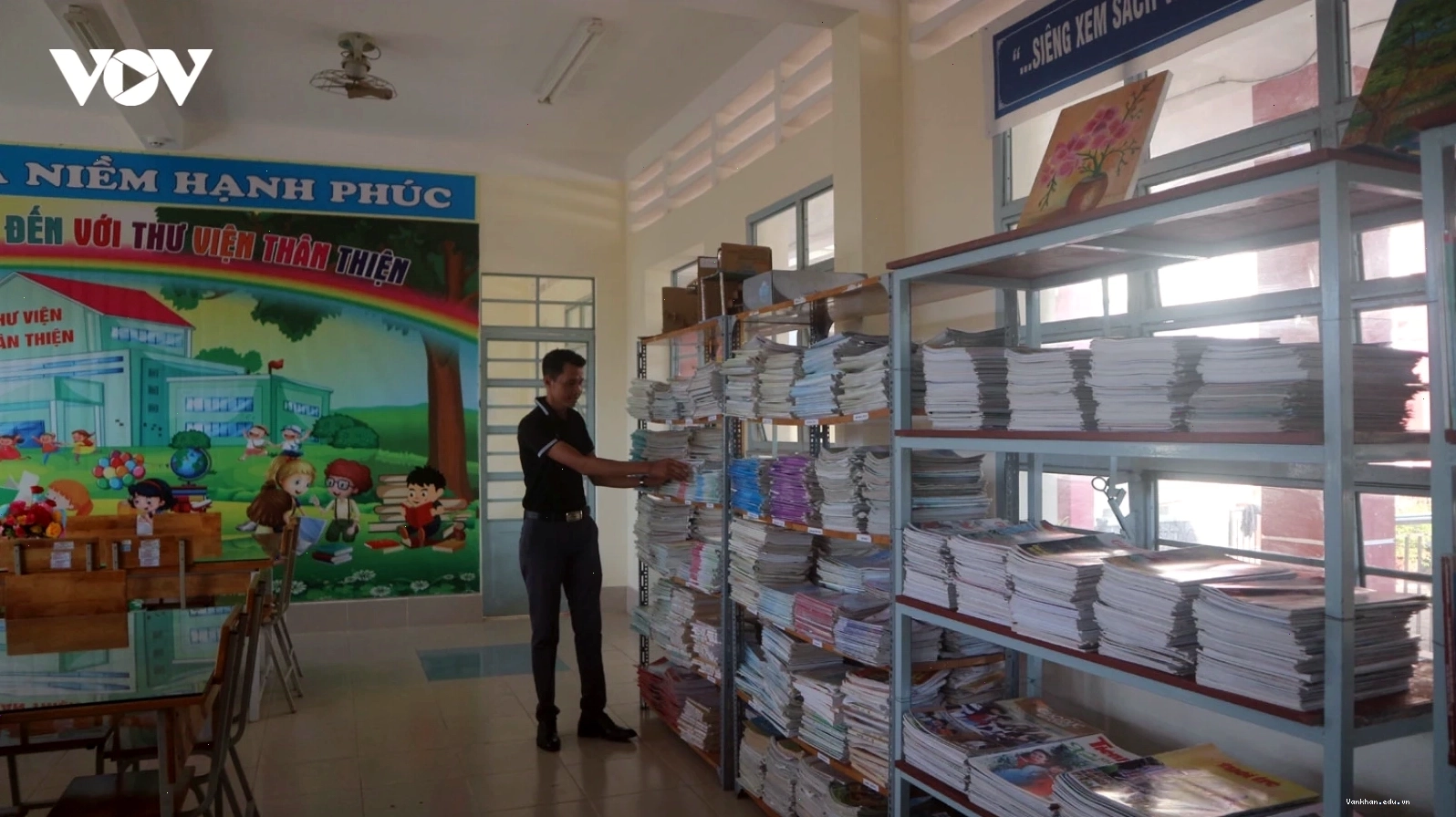Trường học tại vùng đồng bào Khmer