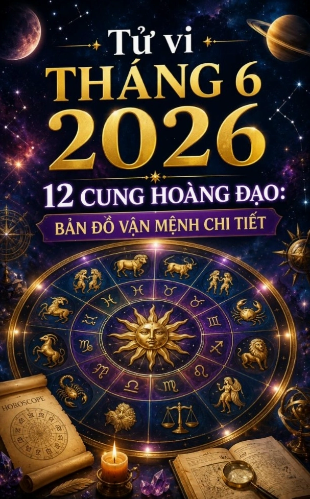 Tử vi tháng 6 2026 cho cung Bảo Bình