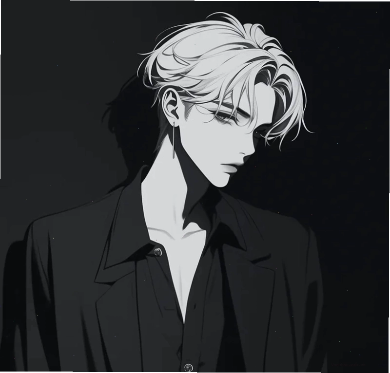 Vẻ đẹp thanh tao của trai anime nam trong ảnh nền