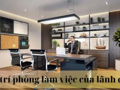 Mách bạn cách bố trí phòng làm việc của lãnh đạo siêu sang