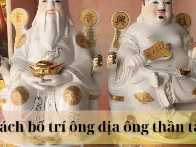 Cách bố trí ông địa ông thần tài hợp phong thủy hút tài lộc