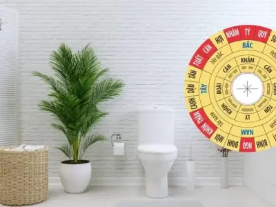 Mẹo tính hướng đặt nhà vệ sinh đúng phong thủy đón vượng khí