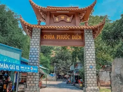 Chùa Phước Điền - Ngôi chùa linh thiêng với kiến trúc độc đáo
