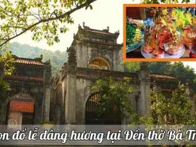 Cách chọn đồ lễ phù hợp khi dâng hương tại Đền thờ Bà Triệu