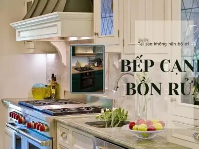 Hóa giải bếp cạnh bồn rửa, tăng tài lộc, an lành, hạnh phúc