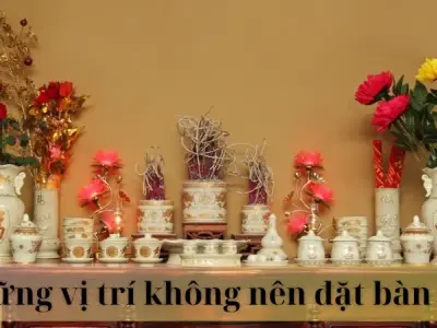 Những vị trí không nên đặt bàn thờ để bình an cho gia đình