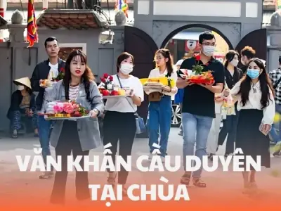 Văn khấn cầu duyên tại chùa đầy đủ nhất 2024