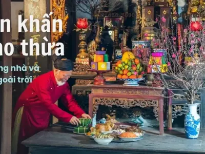 Văn khấn giao thừa trong nhà và ngoài trời đúng chuẩn 