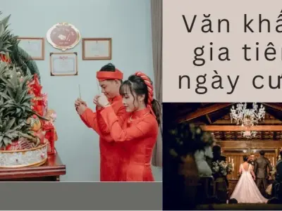 Văn khấn gia tiên vào ngày cưới 
