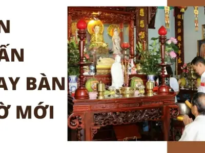 Văn khấn thay bàn thờ gia tiên mới, bỏ bàn thờ gia tiên cũ 
