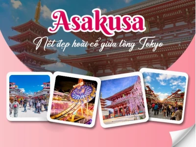 Khám phá Chùa Asakusa Tokyo: Ngôi cổ tự linh thiêng và biểu tượng văn hóa