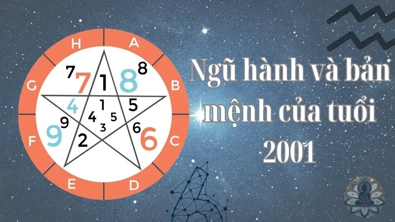 Ngũ hành và bản mệnh của tuổi 2001