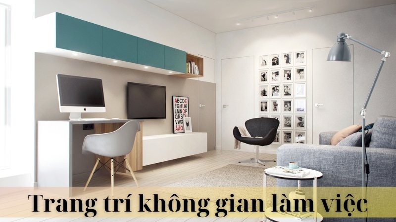 Bố trí bàn làm việc trong phòng ngủ 06