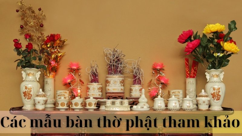 Bố trí bàn thờ phật 04