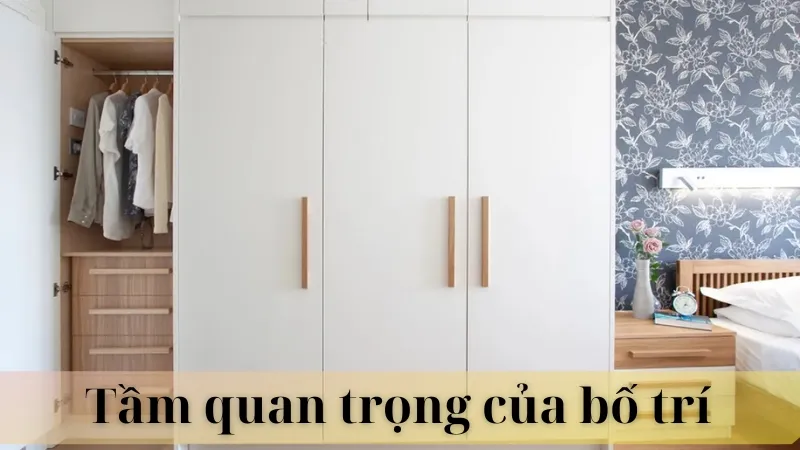 Bố trí tủ quần áo trong phòng ngủ 02