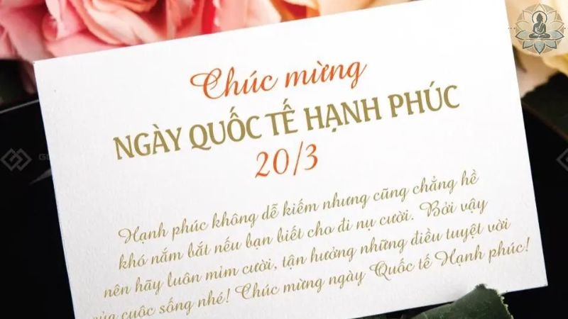 Các lời chúc hay cho ngày Quốc tế Hạnh phúc 20/3