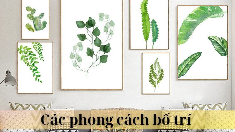 Cách bố trí tranh treo tường phòng khách 04