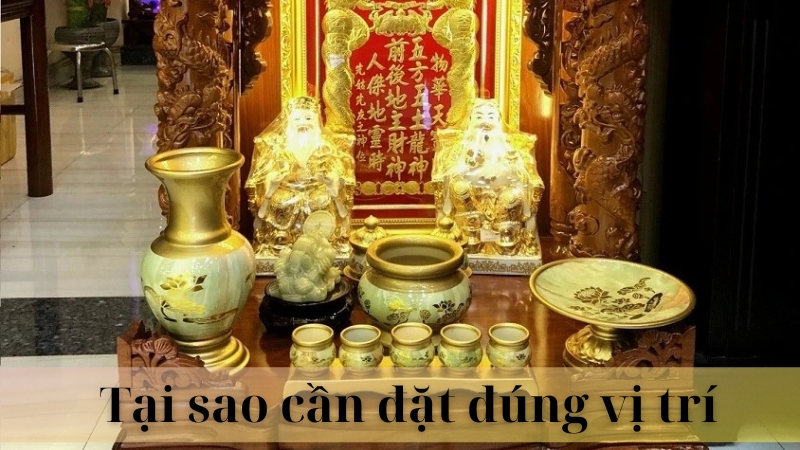 Vị trí đặt bàn thờ ông địa trong cửa hàng 02