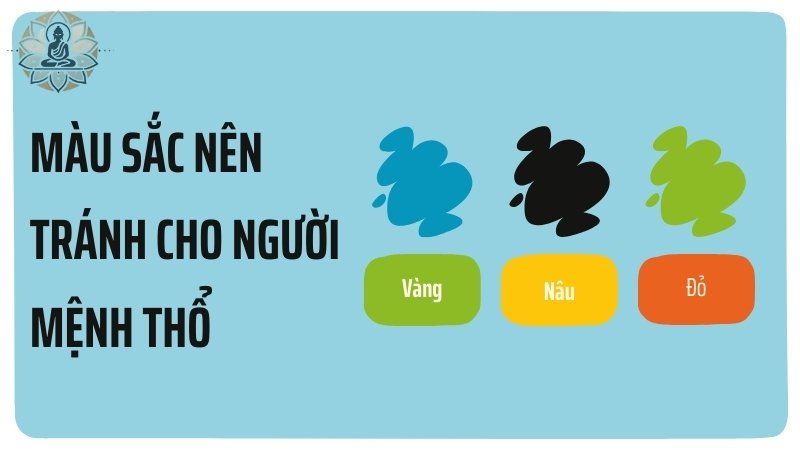 Màu sắc nên tránh cho người mệnh Thổ