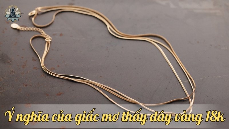 Ý nghĩa chung của giấc mơ thấy vàng 18k